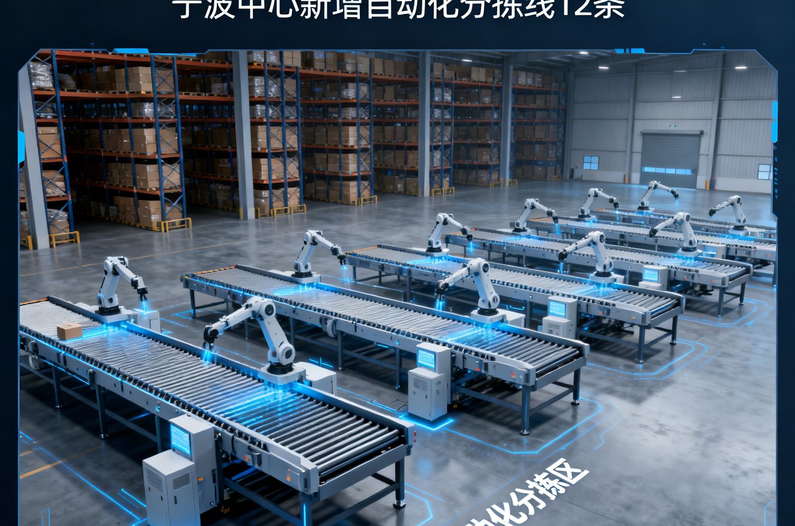 ONE游戏2025年Q3仓储扩容，宁波中心新增自动化分拣线12条